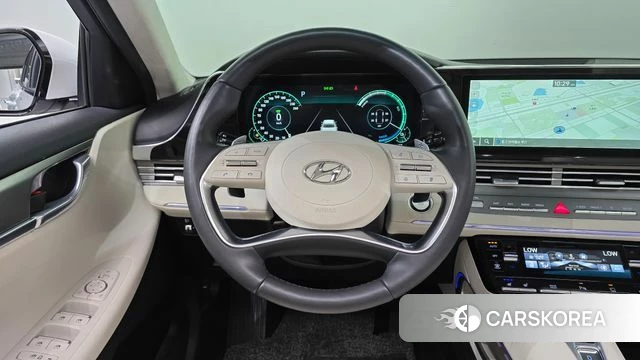 Hyundai The New Grandeur IG Hybrid 2022 Белый из Кореи, фото 4