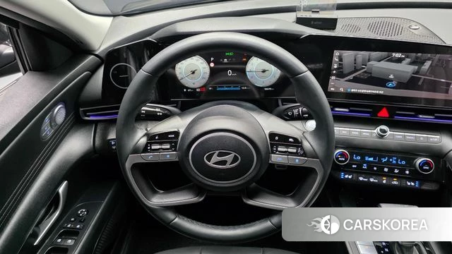Hyundai The New Avante (CN7) 2023 Черный из Кореи, фото 4