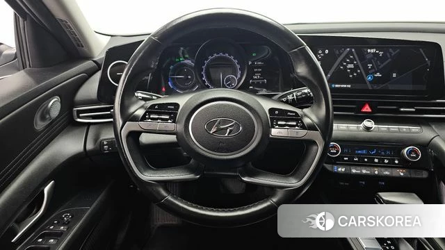 Hyundai Avante Hybrid (CN7) 2021 Белый из Кореи, фото 4