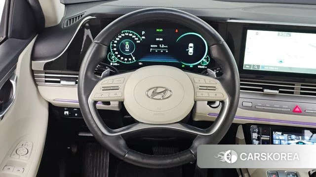 Hyundai The New Grandeur IG Hybrid 2021 Белый из Кореи, фото 4