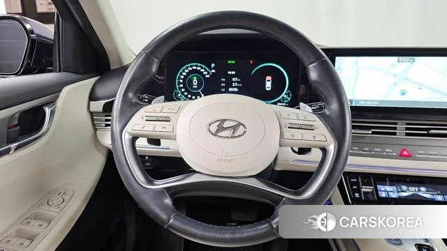 Hyundai The New Grandeur IG Hybrid 2021 Синий из Кореи, фото 4