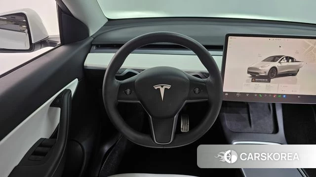 Tesla Model Y 2022 Белый из Кореи, фото 4