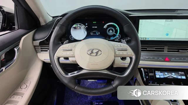 Hyundai The New Grandeur IG Hybrid 2022 Черный из Кореи, фото 4