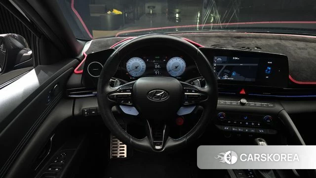 Hyundai Avante (CN7) 2022 Черный из Кореи, фото 4