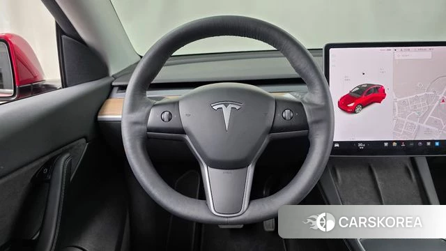 Tesla Model Y 2021 Красный из Кореи, фото 4