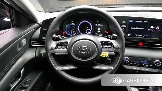Hyundai Avante Hybrid (CN7) 2021 Черный из Кореи, фото 4