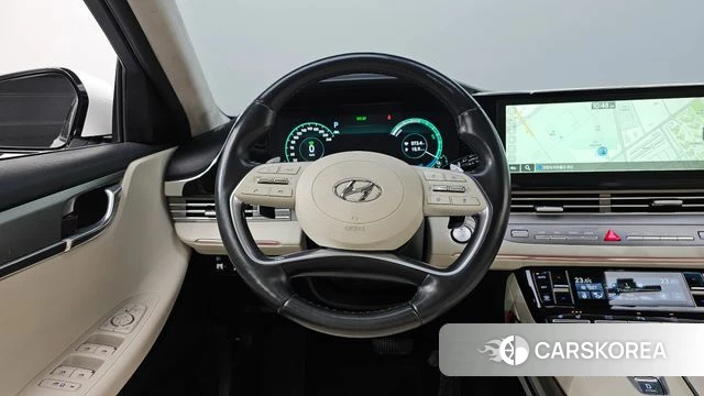Hyundai The New Grandeur IG Hybrid 2022 Белый из Кореи, фото 4