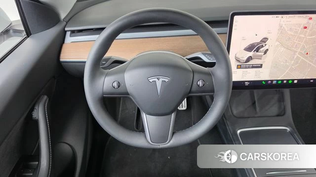 Tesla Model Y 2022 Белый из Кореи, фото 4