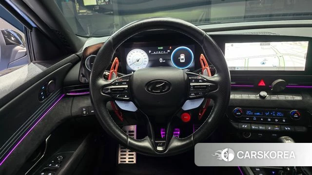 Hyundai Avante (CN7) 2022 Небесно-голубой из Кореи, фото 4