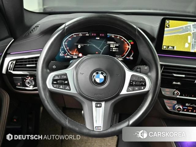 BMW 5 Series (G30) 2022 Черный из Кореи, фото 4