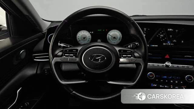 Hyundai Avante Hybrid (CN7) 2021 Белый из Кореи, фото 4