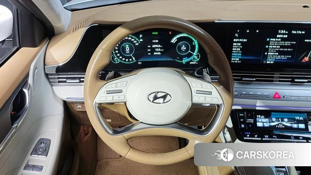 Hyundai The New Grandeur IG Hybrid 2020 Белый из Кореи, фото 4