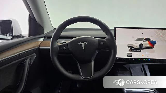 Tesla Model Y 2022 Белый из Кореи, фото 4