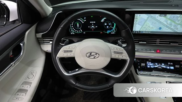 Hyundai The New Grandeur IG Hybrid 2021 Белый из Кореи, фото 4