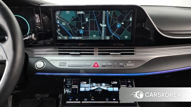 Hyundai The New Grandeur IG Hybrid 2021 Белый из Кореи, фото 4