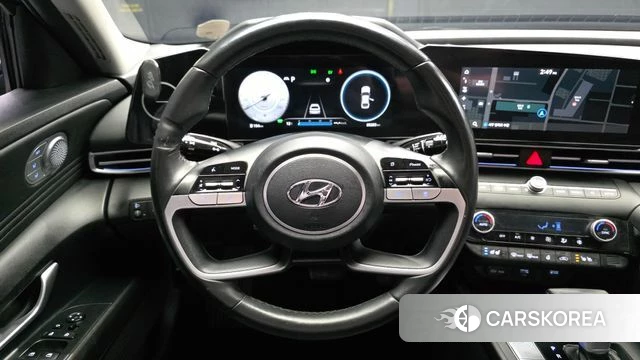 Hyundai Avante Hybrid (CN7) 2022 Синий из Кореи, фото 4