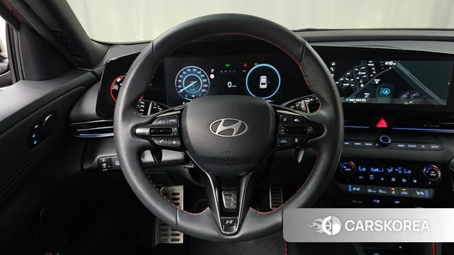 Hyundai The New Avante Hybrid (CN7) 2025 Красный из Кореи, фото 4