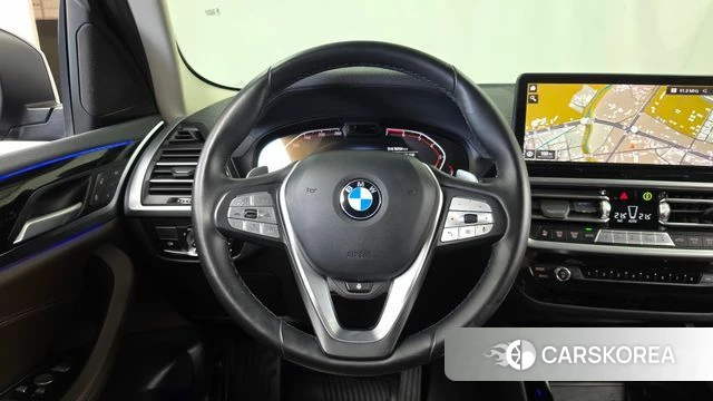 BMW X3 (G01) 2022 Черный из Кореи, фото 4