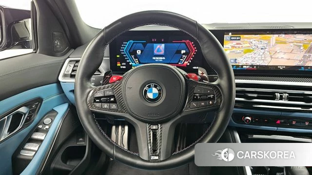 BMW M3 (G80) 2023 Черный из Кореи, фото 4
