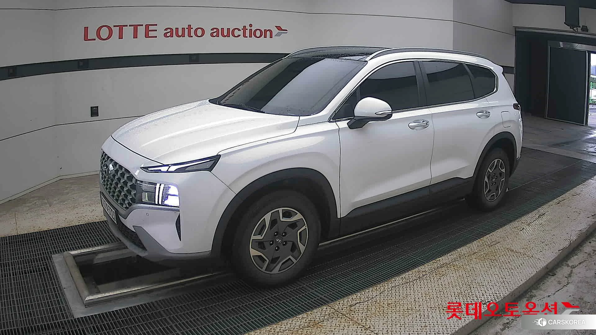 Hyundai Santa Fe Hybrid 2022 Белый из Кореи, фото 4