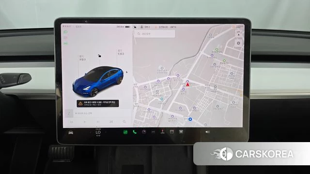 Tesla Model 3 2022 Синий из Кореи, фото 4