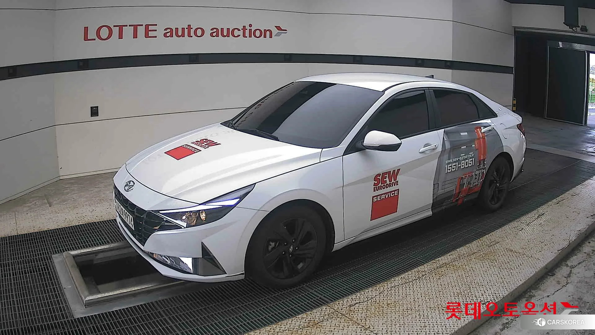 Hyundai Avante Hybrid 2021 Polar White из Кореи, фото 4