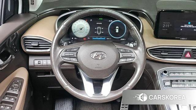 Hyundai The New Santa Fe 2021 Белый из Кореи, фото 4
