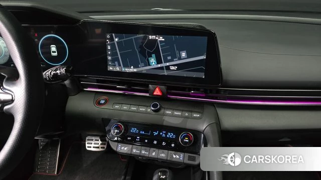 Hyundai The New Avante (CN7) 2023 Небесно-голубой из Кореи, фото 4