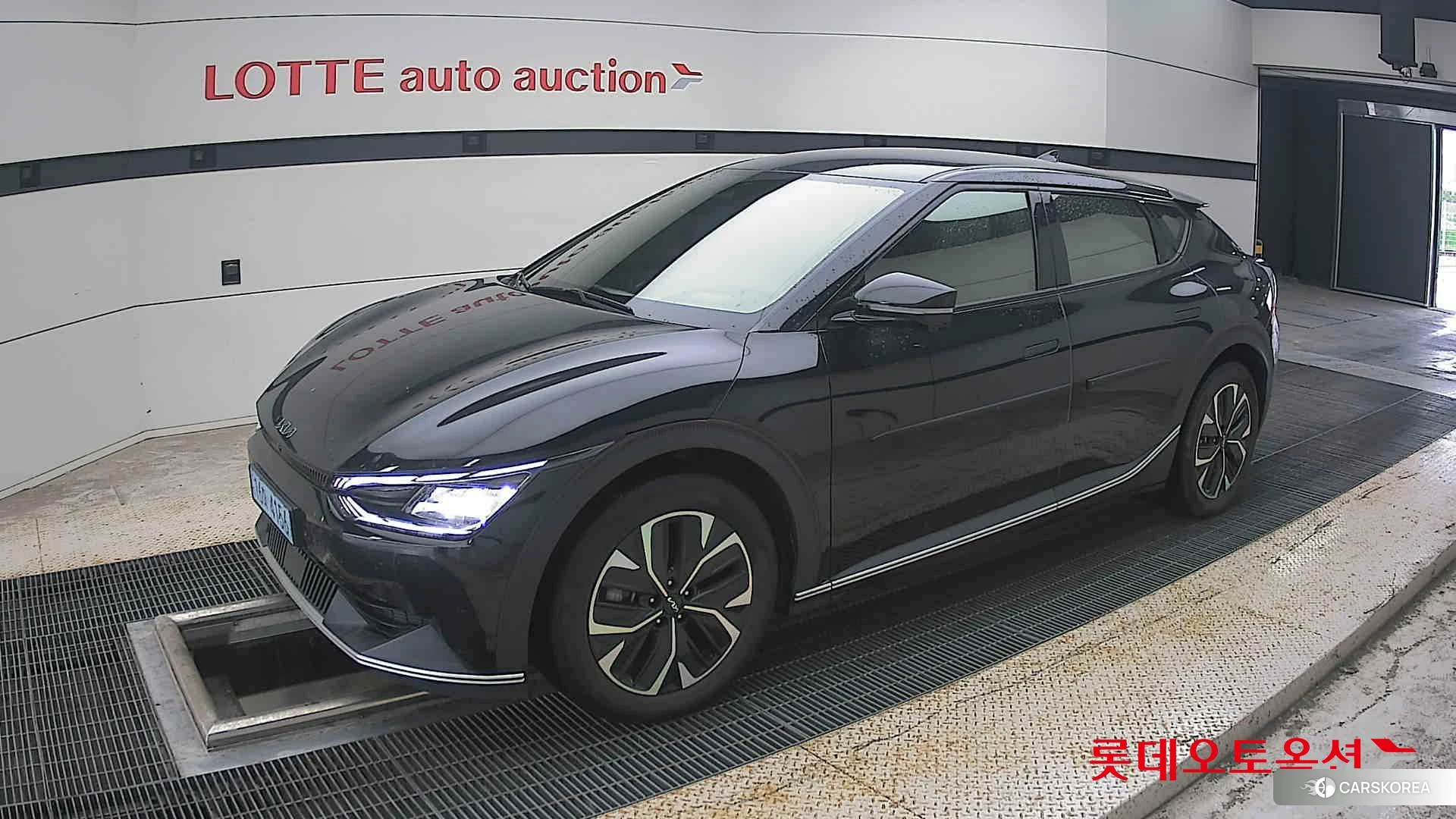 Kia EV6 2022 Aurora Black Pearl из Кореи, фото 4