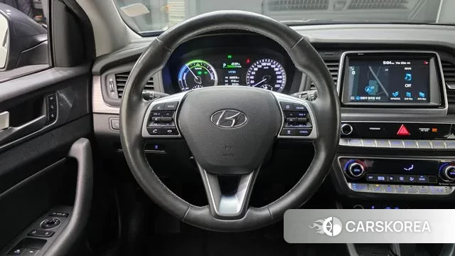 Hyundai Sonata New Rise Hybrid 2018 Серый из Кореи, фото 4