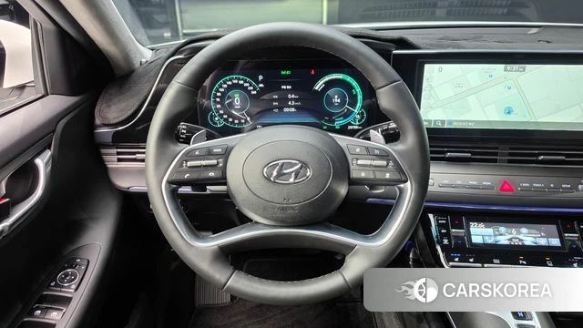 Hyundai The New Grandeur IG Hybrid 2022 Белый из Кореи, фото 4