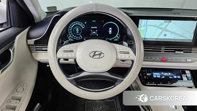Hyundai The New Grandeur IG Hybrid 2022 Белый из Кореи, фото 4