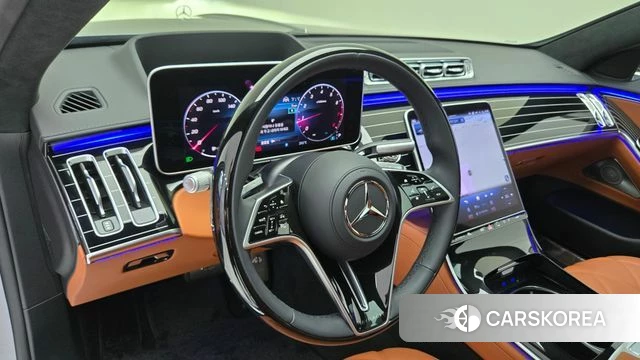 Mercedes-Benz S-Class W223 2025 Черный двухцветный из Кореи, фото 4