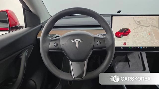 Tesla Model Y 2022 Красный из Кореи, фото 4