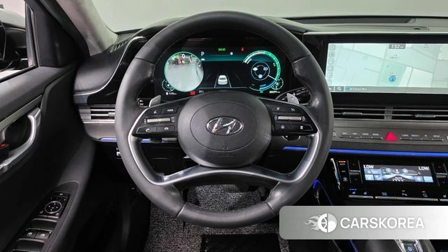 Hyundai The New Grandeur IG Hybrid 2022 Черный из Кореи, фото 4