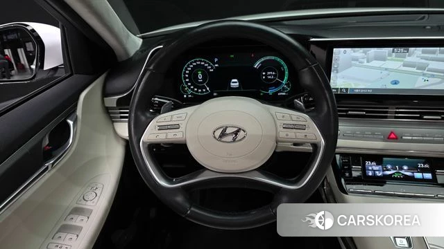 Hyundai The New Grandeur IG Hybrid 2022 Белый из Кореи, фото 4