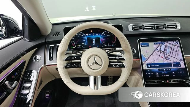 Mercedes-Benz S-Class W223 2022 Темно-зеленый из Кореи, фото 4