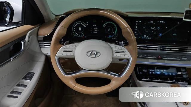 Hyundai The New Grandeur IG Hybrid 2020 Белый из Кореи, фото 4