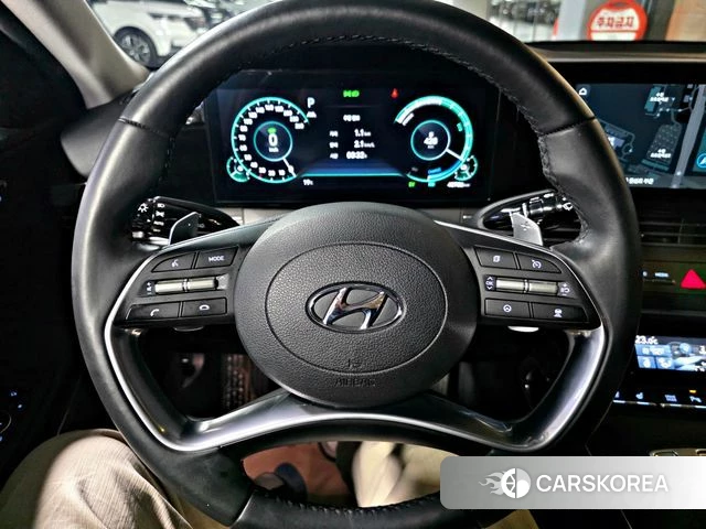 Hyundai The New Grandeur IG Hybrid 2022 Черный из Кореи, фото 4