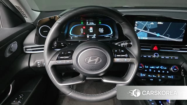 Hyundai The New Avante (CN7) 2023 Черный из Кореи, фото 4