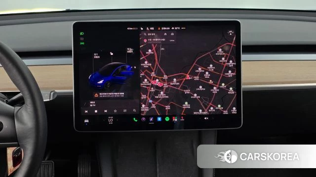 Tesla Model 3 2022 Синий из Кореи, фото 4