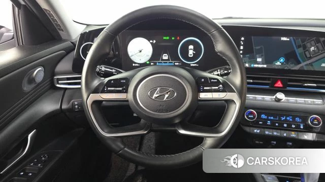 Hyundai Avante Hybrid (CN7) 2021 Белый из Кореи, фото 4