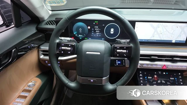 Hyundai Grandeur Hybrid (GN7) 2023 Черный из Кореи, фото 4