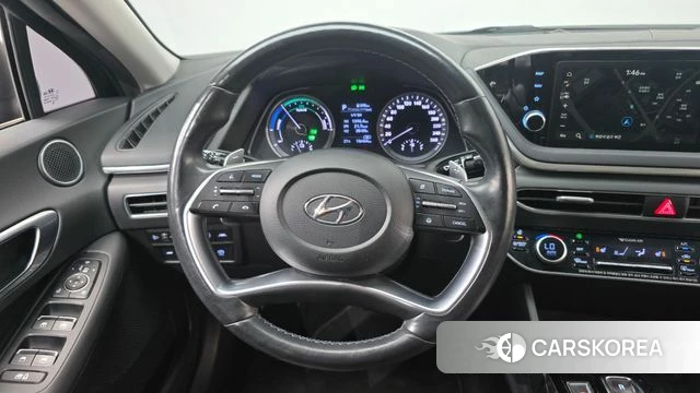 Hyundai Sonata Hybrid (DN8) 2021 Черный из Кореи, фото 4