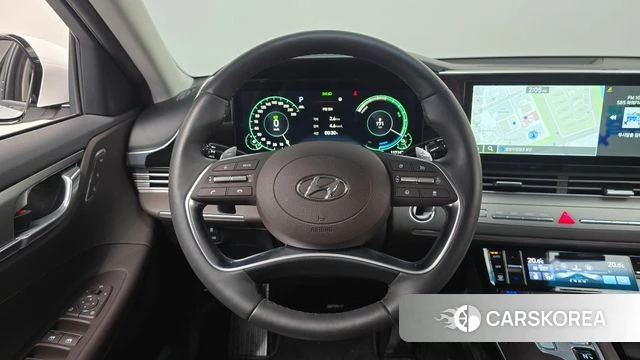 Hyundai The New Grandeur IG Hybrid 2022 Белый из Кореи, фото 4