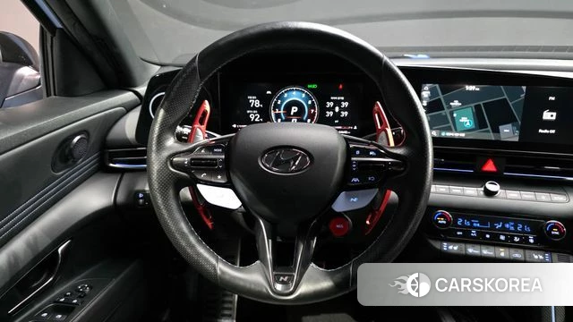 Hyundai Avante (CN7) 2022 Небесно-голубой из Кореи, фото 4