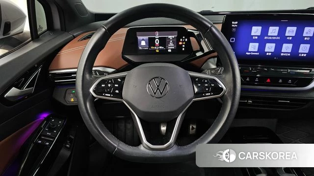 Volkswagen ID.4 2022 Серебряный из Кореи, фото 4