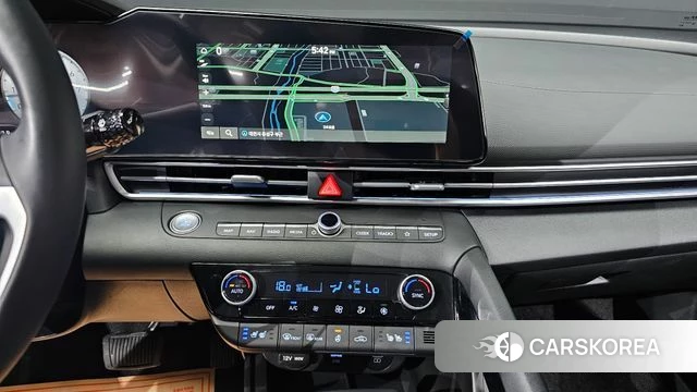Hyundai The New Avante (CN7) 2024 Черный из Кореи, фото 4