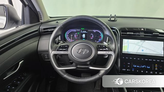 Hyundai Tucson Hybrid (NX4) 2021 Белый из Кореи, фото 4