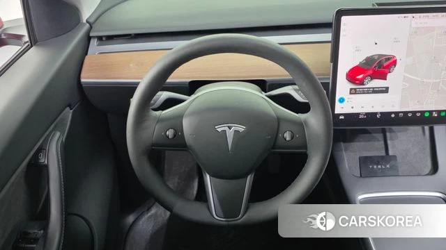 Tesla Model Y 2021 Красный из Кореи, фото 4